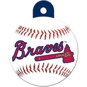 Atlanta Braves Pet ID Tag for Dogs and Cats