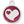 Large Dog Tag with Heart Inlay