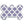 Lattice Print Dog Tag with Raised Edge