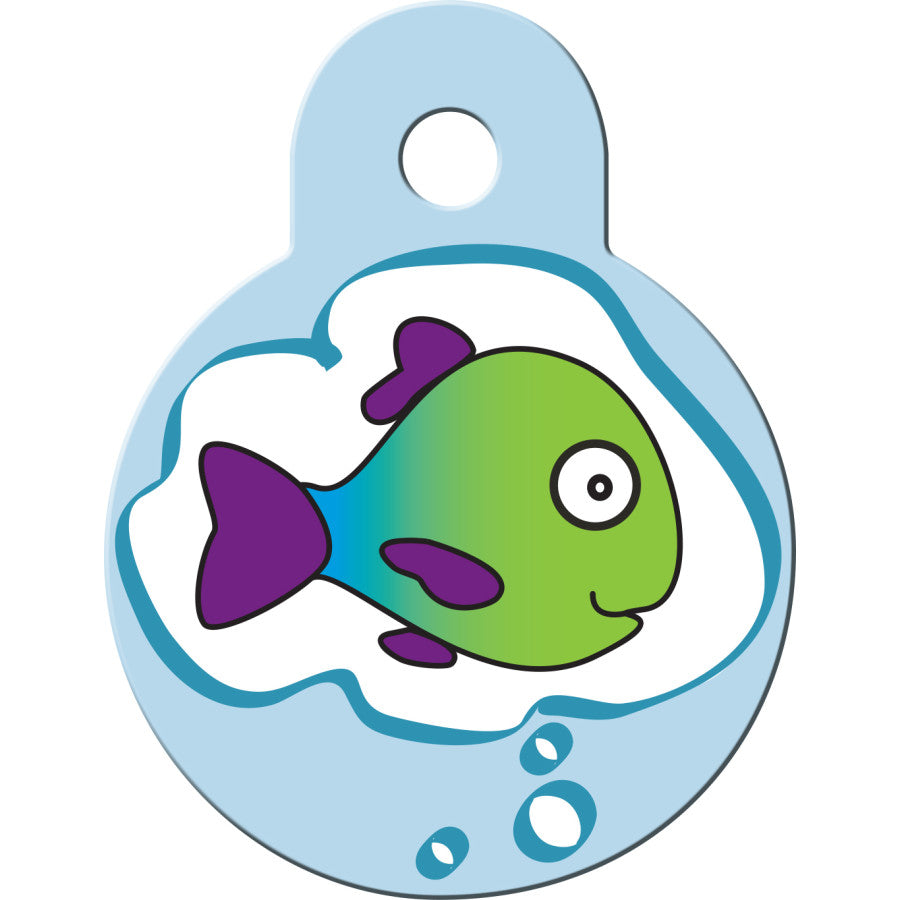 Dreaming of fish Pet ID Tag for Dogs and Cats