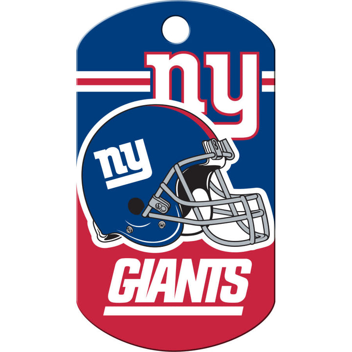 New York Giants Dog Tag, Military Shape