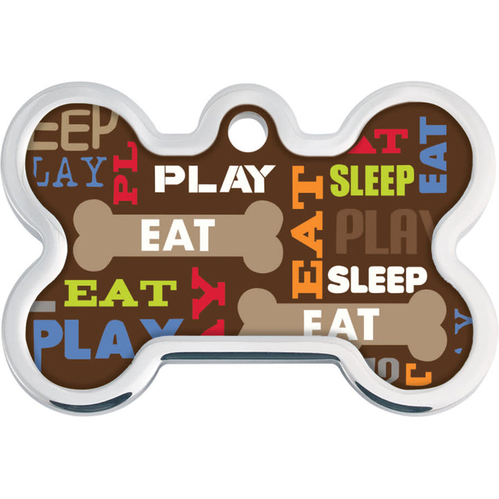 Eat Play Sleep Dog Tag