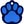 Paw Shape Dog Tag