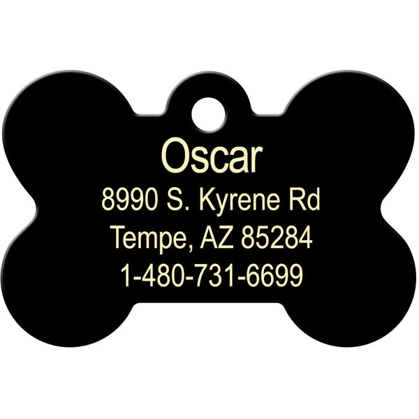 Mississippi State Bulldogs Dog Tag, Medium  Bone
