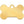 Small Bone Shape Dog Tag with Plated Brass