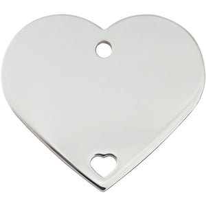 Large Heart Shape Dog Tag 