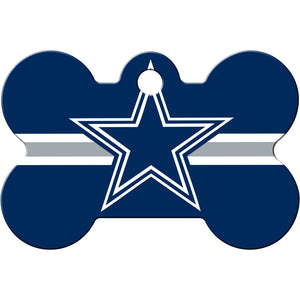 Dallas Cowboys Dog Tag, Medium Bone