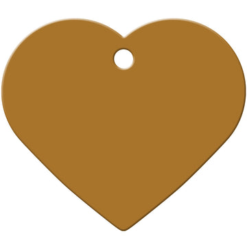 Large Heart Shape Dog Tag, Aluminum