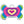 Rainbow Pattern Dog Tag