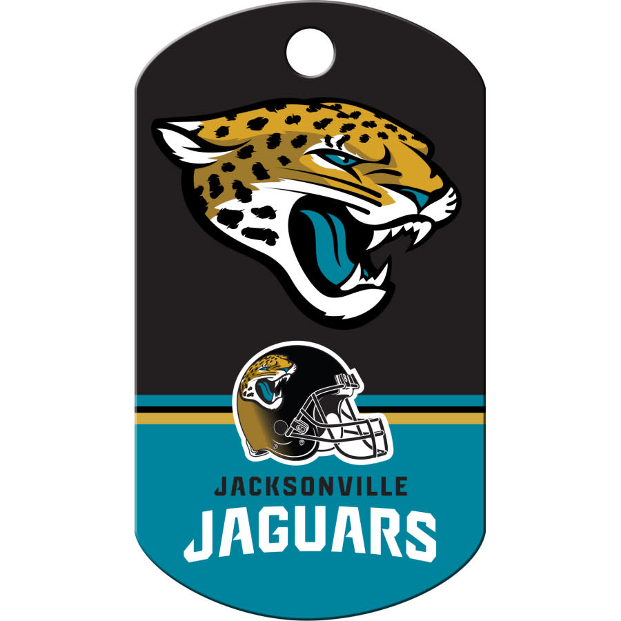 Jacksonville Jaguars Dog Tag, Military Shape