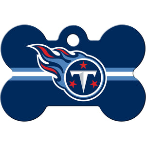 Tennessee Titans Dog Tag, Medium Bone