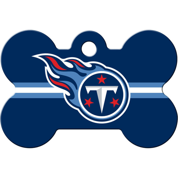Tennessee Titans Dog Tag, Medium Bone