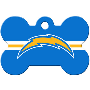 San Diego Chargers Dog Tag, Medium Bone