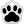 Load image into Gallery viewer, Small Paw Shape Pet Tag with Chrome Detail

