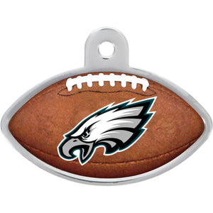 Philadelphia Eagles Dog Tag, Football Shape