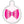 Pink Bow with Crystals Pet ID Tag for Dogs and Cats