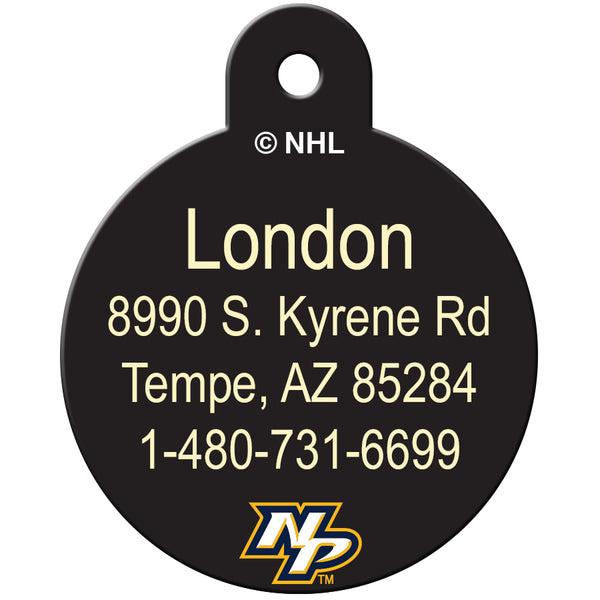 Nashville Predators Pet ID Tag for Dogs and Cats