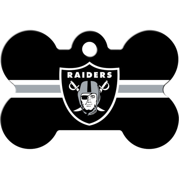 Las Vegas Raiders Dog Tag, Medium Bone