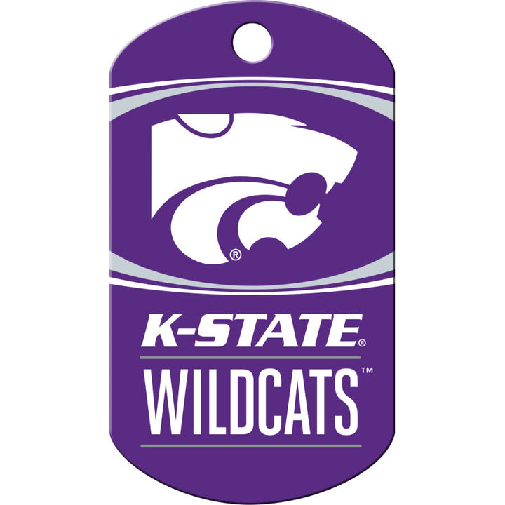 Kansas State Wildcats Dog Tag, MIlitary Shape