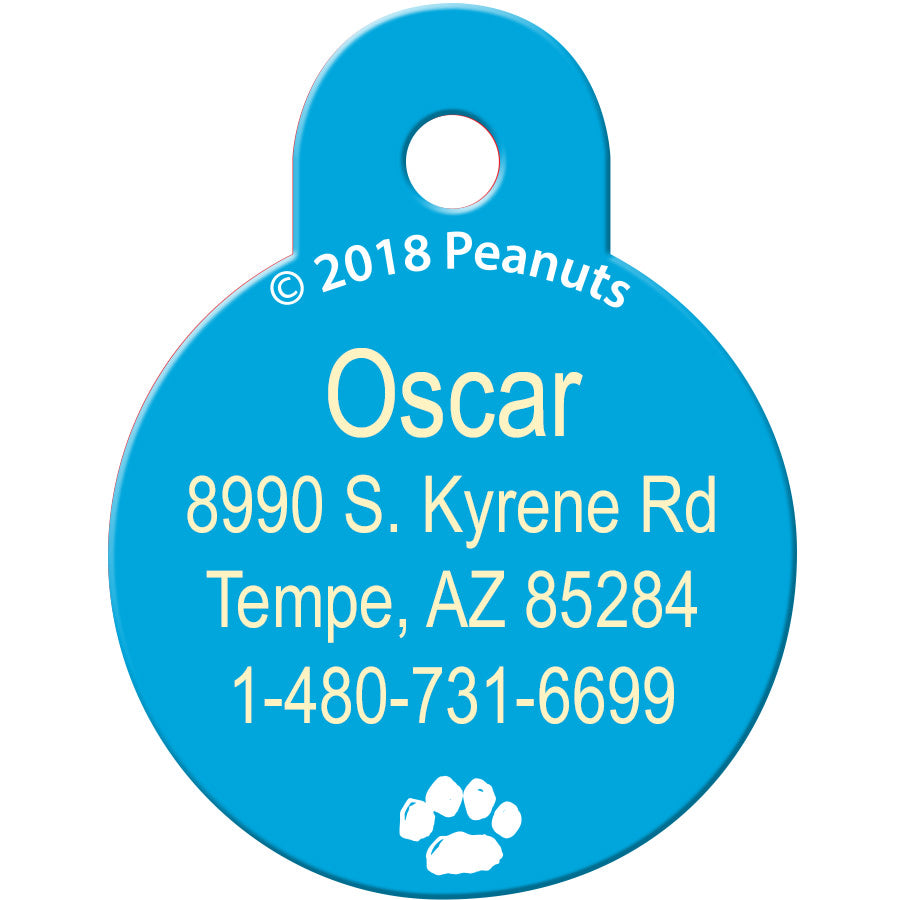 Peanuts Space Group, Military Shape Pet ID Tag by Quick-Tag