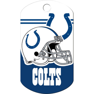 Indianapolis Colts Dog Tag, Military Shape