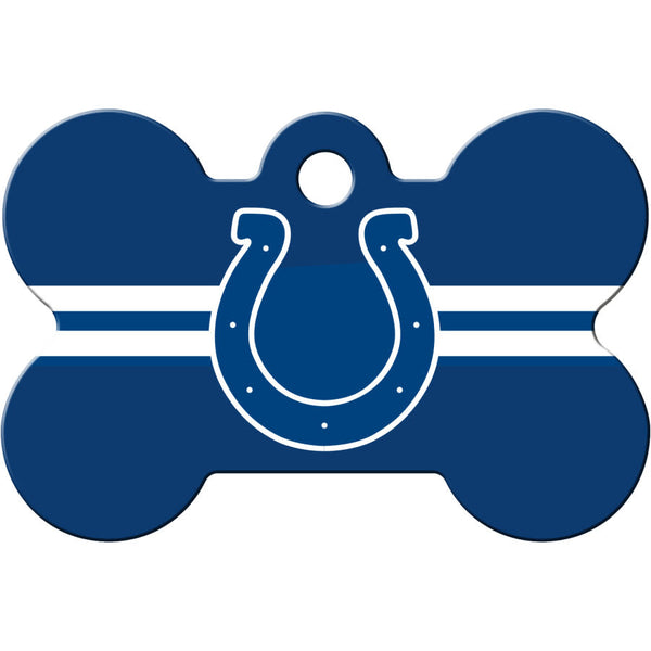 Indianapolis Colts Dog Tag, Medium Bone