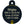 Load image into Gallery viewer, Batman Logo Large Circle Pet ID Tag
