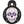 Day Of The Dead Pet ID Tag, Small Circle