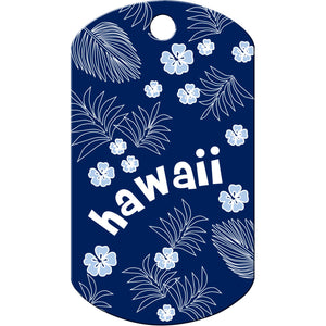 Hawaii Dog Tag, Military Shape