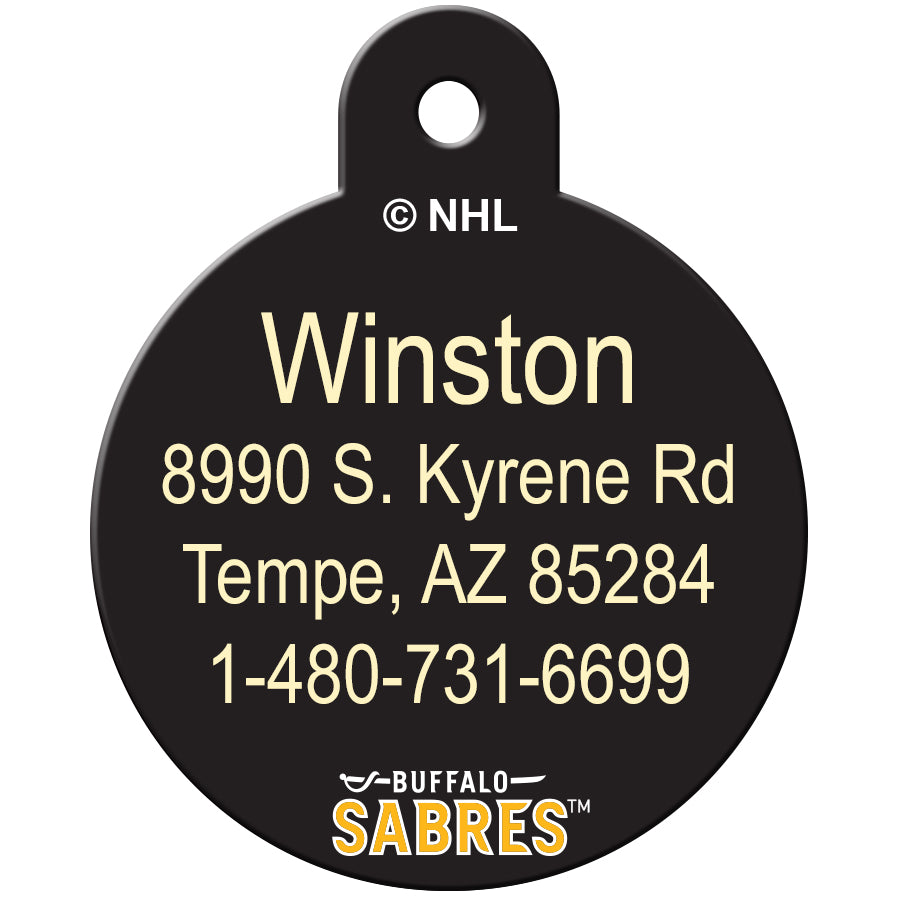 Buffalo Sabres Pet ID Tag for Dogs and Cats