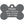 Medium Bone Shape Dog Tag with Crystals, Lightweight