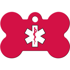 Medical ID Dog Tag, Medium Bone