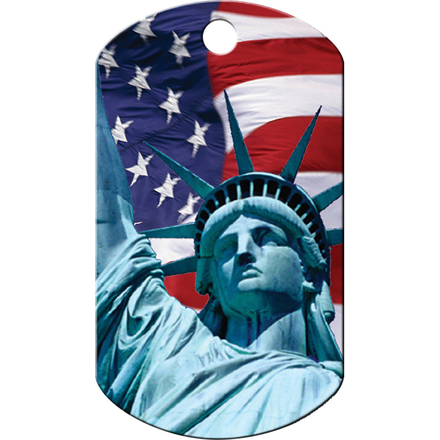 Statue of Liberty Military Dog Tag