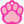 Paw Shape Pet ID Tag, Large