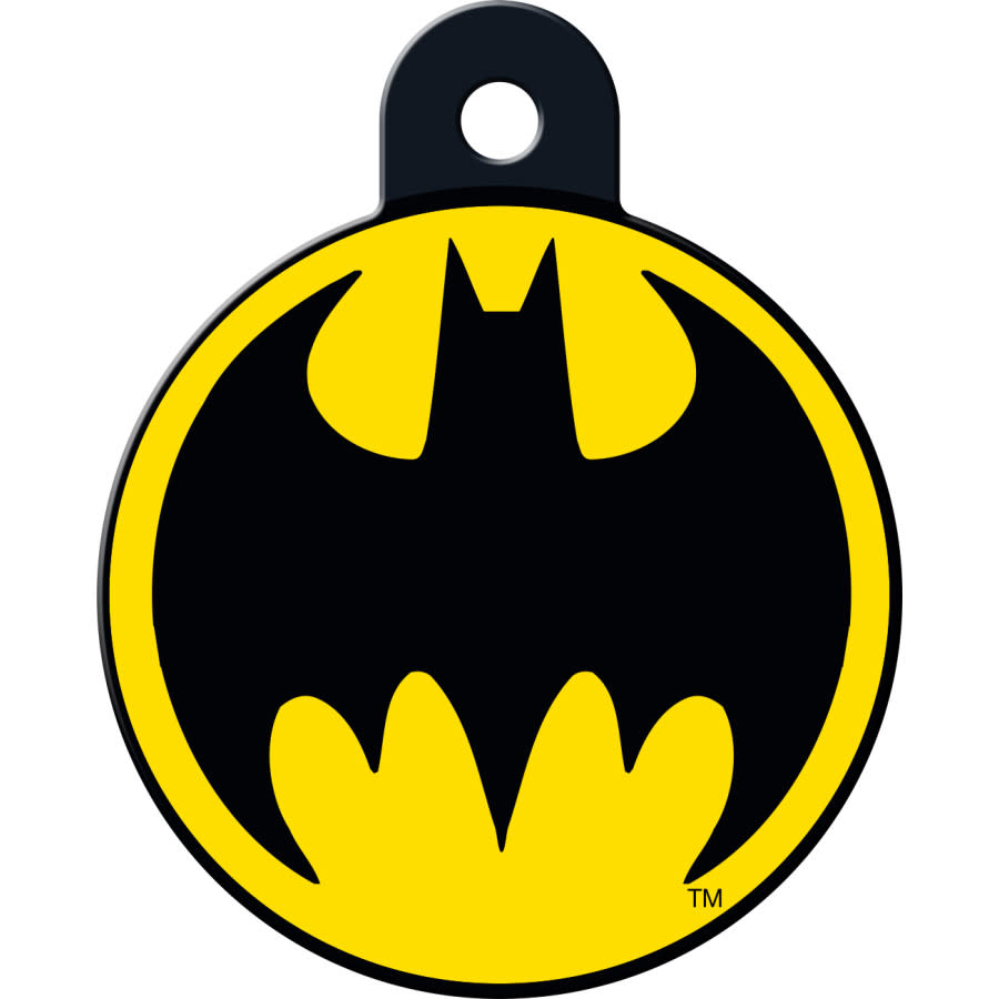 Batman Logo Large Circle Pet ID Tag – Quick-Tag