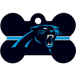 Carolina Panthers Dog Tag, Medium Bone