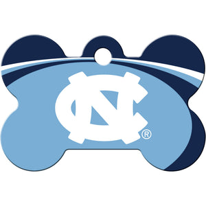 North Carolina Tar Heels Dog Tag, Medium Bone