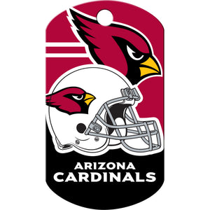 Arizona Cardinals Dog Tag, Military Shape