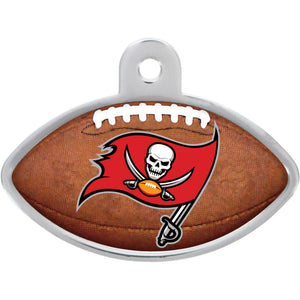 Tampa Bay Buccaneers Dog Tag, Football Shape