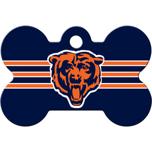 Chicago Bears Dog Tag, Medium Bone