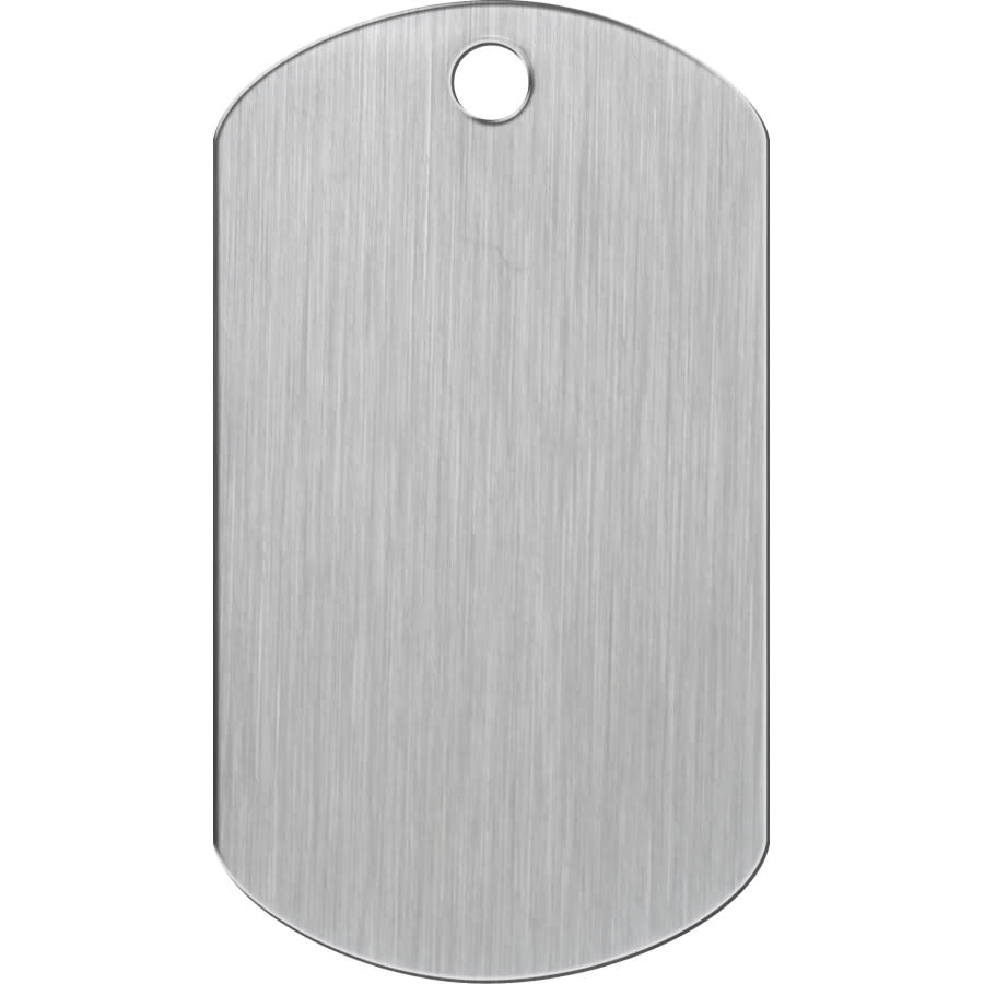 Custom Engraving Stainless Steel Blank Metal Sublimation Name Tag