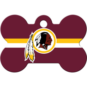 Washington Redskins Dog Tag, Medium Bone