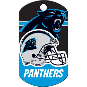 Carolina Panthers Dog Tag, Military Shape