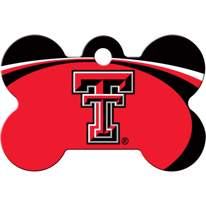 Texas Tech Red Raiders Dog Tag, Medium Bone