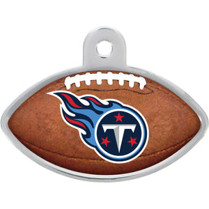 Tennessee Titans Dog Tag, Football Shape