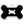 Medium Bone Shape Dog Tag with Chrome Detail