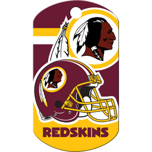 Washington Redskins Dog Tag, Military Shape