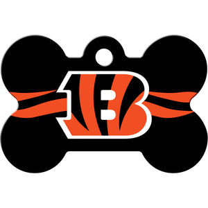 Cincinnati Bengals Dog Tag, Medium Bone