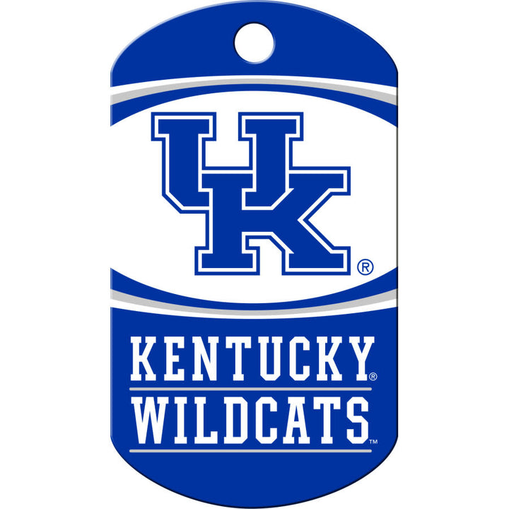 Kentucky Wildcats Dog Tag, Military Shape